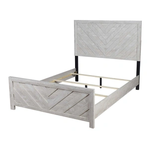 Galaxy Home Furnishings Denver Wood Veneer Panel Bed
