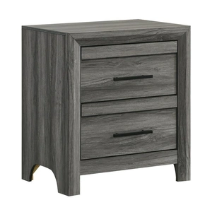 Galaxy Home Furnishings Denver 2-Drawer Wood Veneer Nightstand