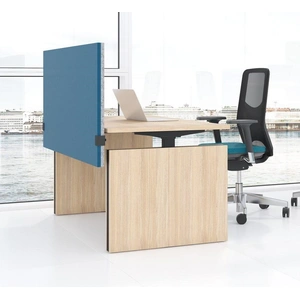 NARBUTAS Motion 70.8-inch Electric Adjustable Office Desk w/3 Level Columns and Panel Legs