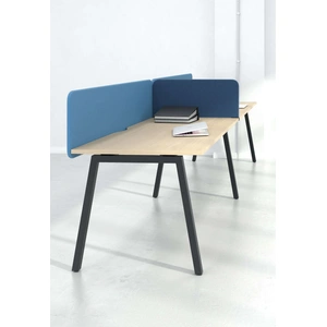 NARBUTAS Nova A 141.6-inch Single Row Office 2-Desk Bench w/Metal Frame