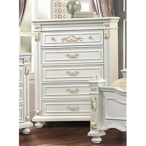Cosmos Furniture Destiny 5-Drawer Wood Veneer Chest