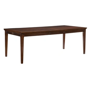 Homelegance Frazier Park Rectangular Wood Extendable Dining Table, Cherry