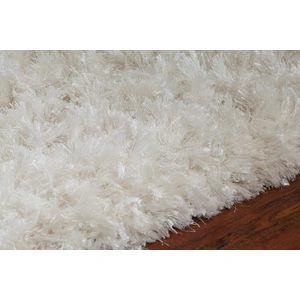 Chandra Diano Polyester Round Hand-woven Rug, 7'9-inch, White