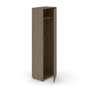 NARBUTAS Air Wood Veneer Office Wardrobe w/Metal pull-out Hanging Rail
