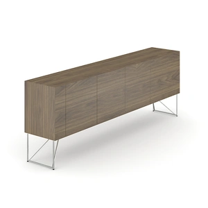 NARBUTAS Air Executive Office Cabinet w/4 Doors