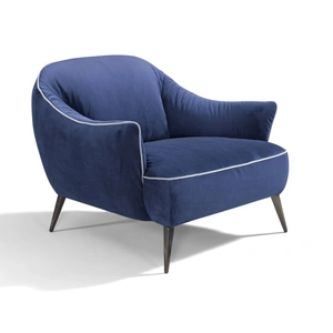 Diven Living Diva Fabric Armchair in Royal Blue