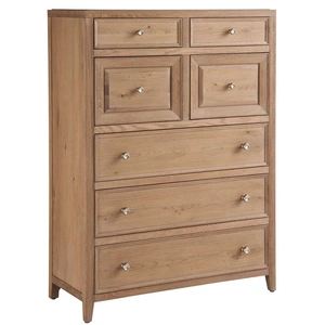 Universal Furniture Weekender Wood Chest w/5 Drawers & 2 Doors, Sand Dune