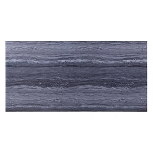 ACME Cambrie Faux Marble/Steel Dining Table, Gray