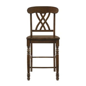 ACME Dylan Wood Counter Chair, Walnut (Set of 2)