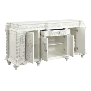 ACME Vanaheim Wood Server w/Drawers & 4 Doors, Antique White