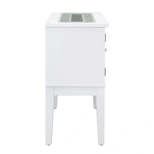 ACME Elizaveta Wood Server w/2 Doors & Drawer, White High Gloss