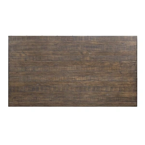 ACME Raphaela Wood/Metal Rectangular Dining Table, Weathered Cherry