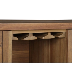 ACME Pascaline Wood Server w/2 Doors & Drawer, Brown