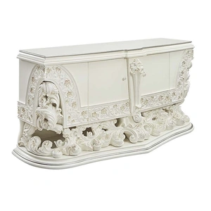 ACME Adara Wood Server w/2 Doors, Antique White