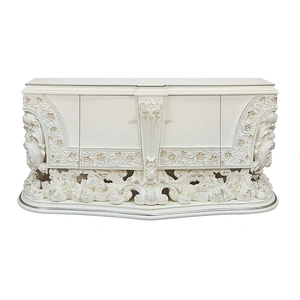 ACME Adara Wood Server w/2 Doors, Antique White