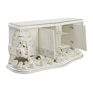 ACME Adara Wood Server w/2 Doors, Antique White