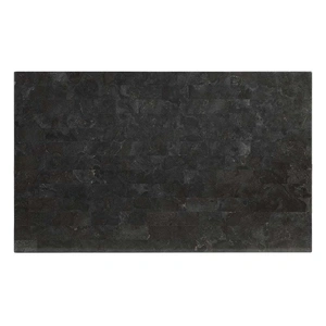 ACME Lanton Marble/Wood Dining Table, Black/Antique White