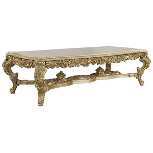 ACME Bernadette Wood Dining Room Set, Gold