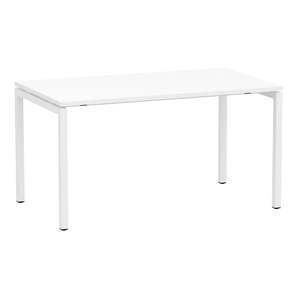 NARBUTAS WRS Nova U 55.1-inch Plain Sliding Top Office Desk, White