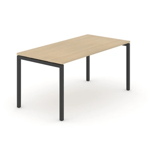 NARBUTAS Nova U 47.2-inch Plain Office Desk w/Metal Frame