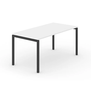 NARBUTAS Nova U 62.9-inch Plain Office Desk w/Metal Frame