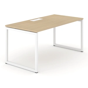 NARBUTAS Nova O 70.8-inch Straight Office Desk w/Metal Frame