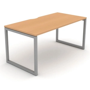 NARBUTAS Nova O 47.2-inch Straight Office Desk w/Metal Frame