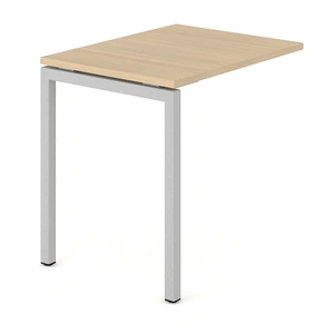 NARBUTAS Nova U D31.5-inch Rectangular Office Desk w/Scallop