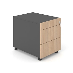 NARBUTAS Nova Mobile Pedestal w/3 Drawers & Central Locking