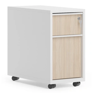 NARBUTAS Nova W11.7-inch Mobile Pedestal w/2 Drawers & Central Locking