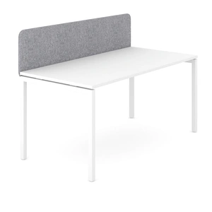 NARBUTAS Nova A D47.2-inch Crescent Office Desk w/Metal Frame, Left Hand