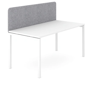 NARBUTAS Nova U D47.2-inch Crescent Office Desk w/Metal Frame, Left Hand