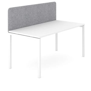 NARBUTAS Nova A D47.2-inch Crescent Office Desk w/Metal Frame & Grommer, Left Hand