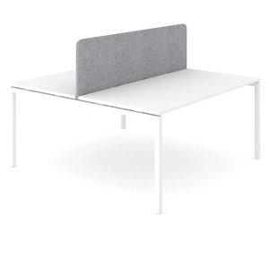 NARBUTAS Nova A D56.7-inch Rectangular Office 2-Desk Bench