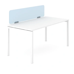 NARBUTAS Nova U D47.2-inch Crescent Office Desk w/Metal Frame, Left Hand