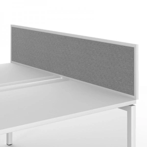 NARBUTAS Nova O D56.7-inch Rectangular Office 2-Desk Bench w/2 Scallops