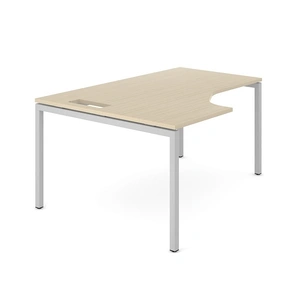 NARBUTAS Nova U 70.8-inch Crescent Office Desk