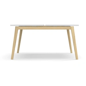 NARBUTAS Nova Wood Melamine D56.7-inch Office 2-Desk Bench
