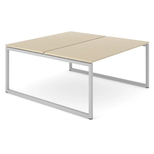 NARBUTAS Nova O 47.2-inch Office 2-Desk Bench w/Metal Frame