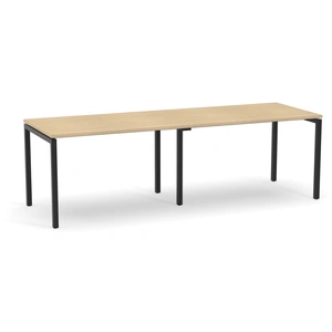 NARBUTAS Nova U 94.4-inch Single Row Office 2-Desk Bench