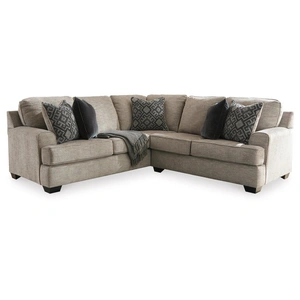 Ashley Furniture Bovarian 2-Piece Polyester L-Shaped Sectional Sofa