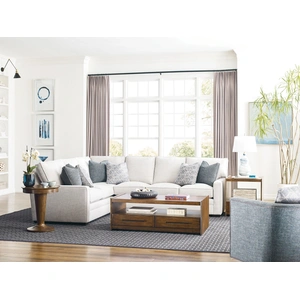 Kincaid Abode Edie Rectangular Wood Coffee Table w/2 Drawers, Brown