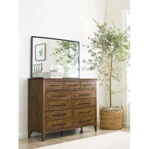 Kincaid Abode Larson Tall Wood Dresser w/11 Drawers, Brown