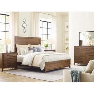 Kincaid Abode Schafer Wood Panel Bed, Brown
