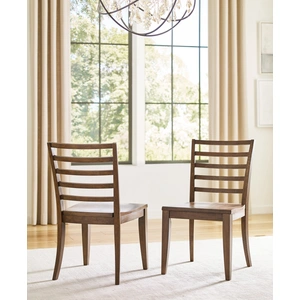 Kincaid Abode Frisco Ladderback Wood Side Chair, Brown