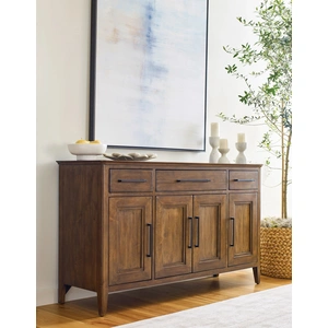 Kincaid Abode Larson Wood Buffet w/3 Drawers & 4 Doors, Brown