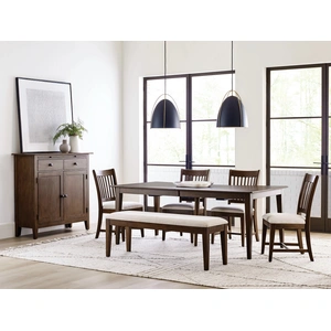 Kincaid Kafe W80-inch Rectangular Wood ExtendableDining Room Set