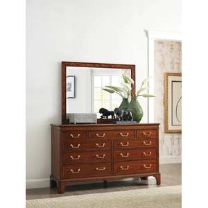 American Drew Addison Andover Wood Dresser w/9 Drawers, Cherry