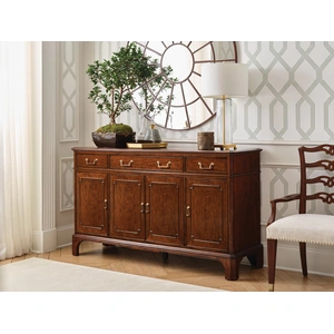 American Drew Addison Wood Credenza, Cherry