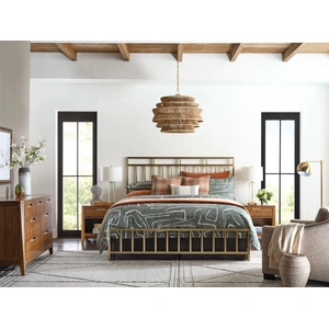 Kincaid Aspire Metal Panel Bed, Champagne